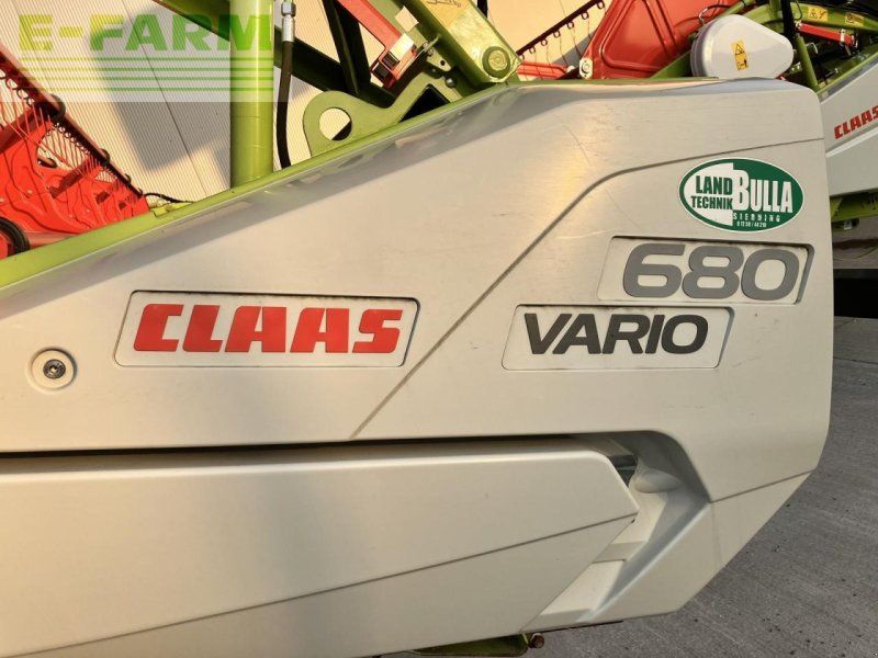 Claas v 680 mit wagen