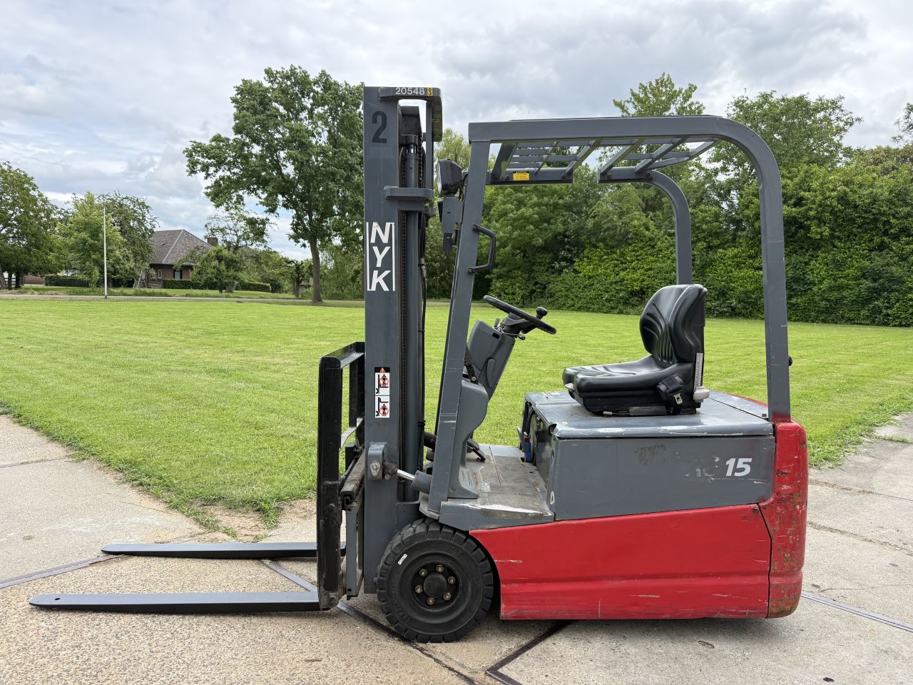 Nyk 1500KG elektrische heftruck + Sideshift (Japans)
