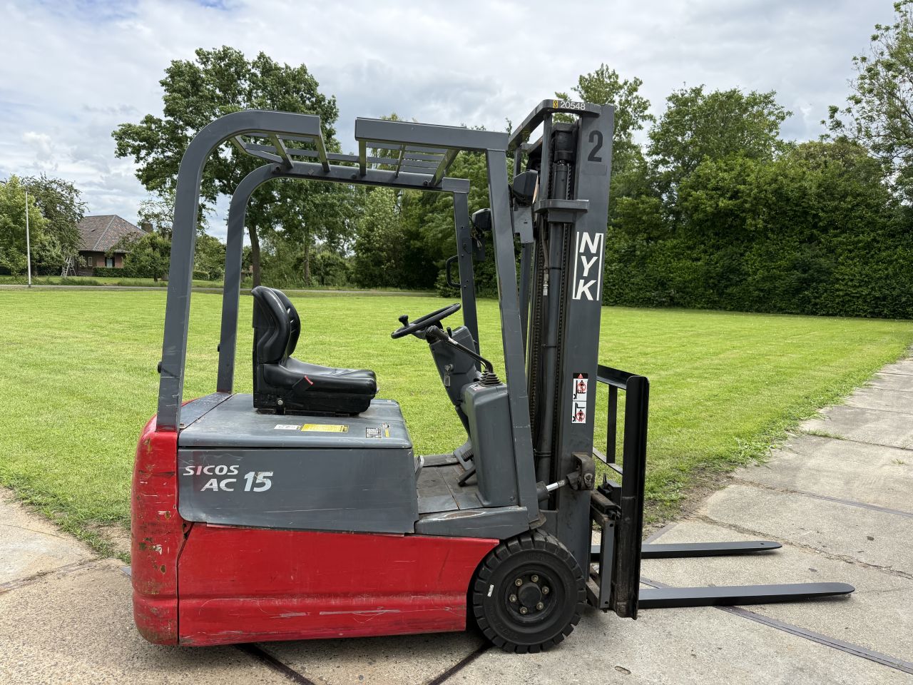 Nyk 1500KG elektrische heftruck + Sideshift (Japans)