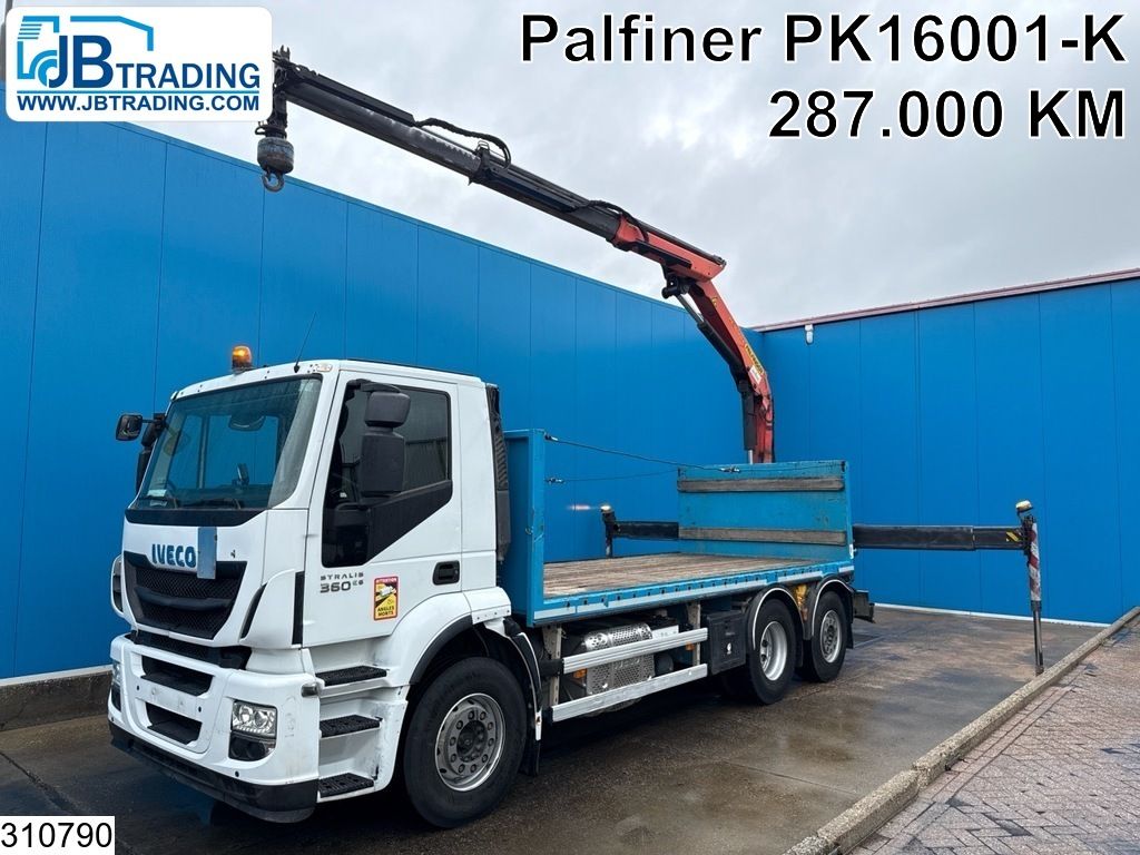Iveco Stralis 360 6x2, EURO 6, Palfinger, Remote