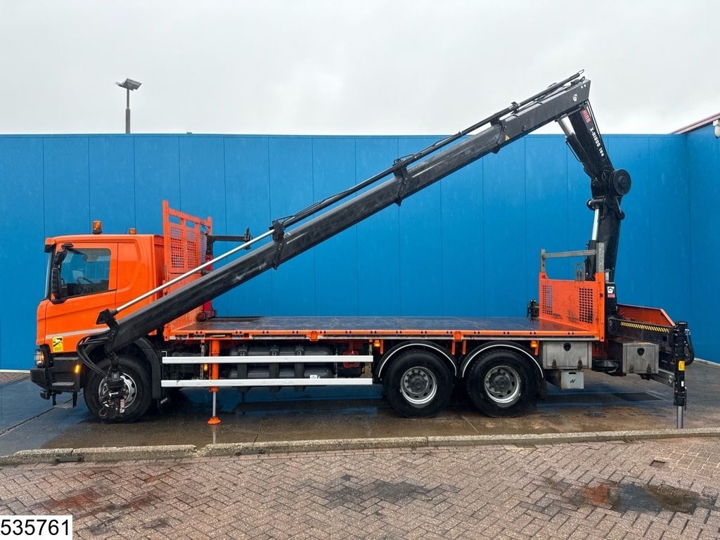 Scania P 340 6x4, EURO 6, CNG, Hiab, Remote