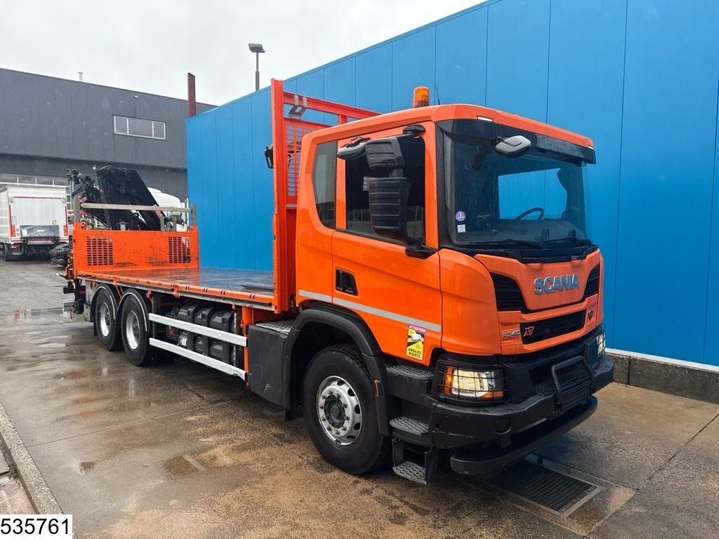 Scania P 340 6x4, EURO 6, CNG, Hiab, Remote