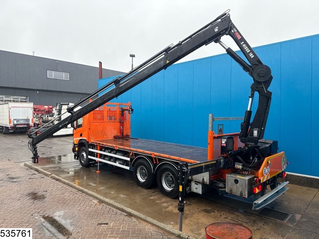 Scania P 340 6x4, EURO 6, CNG, Hiab, Remote