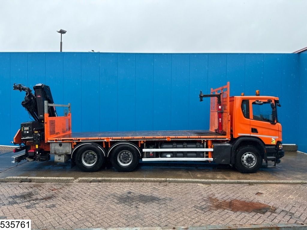Scania P 340 6x4, EURO 6, CNG, Hiab, Remote