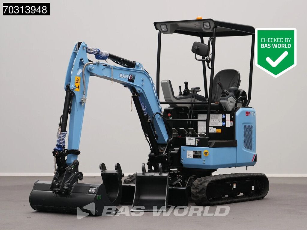 Sany SY19 E 22 kWh - CW/3 Buckets - Lithium-ion