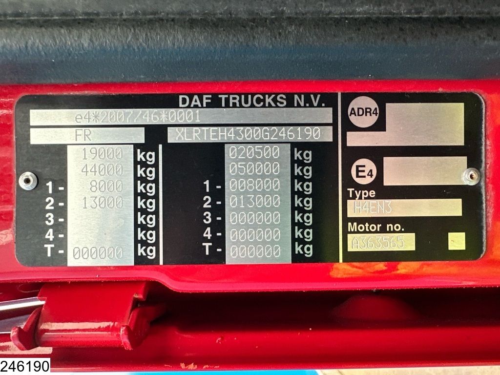 DAF XF 480 EURO 6, ACC, Standairco