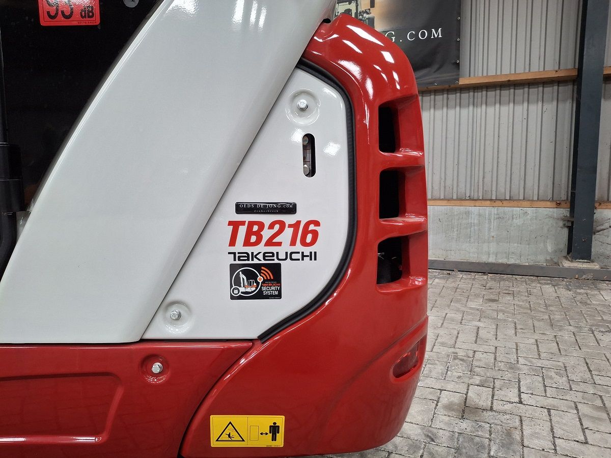 Takeuchi TB216, minigraver, minikraan, BJ2026, 2 stuks, Nieuw!
