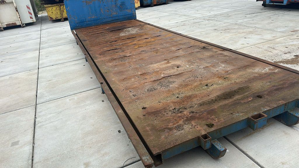 Gebruikt laadvloer kraan rail 7 meter lang