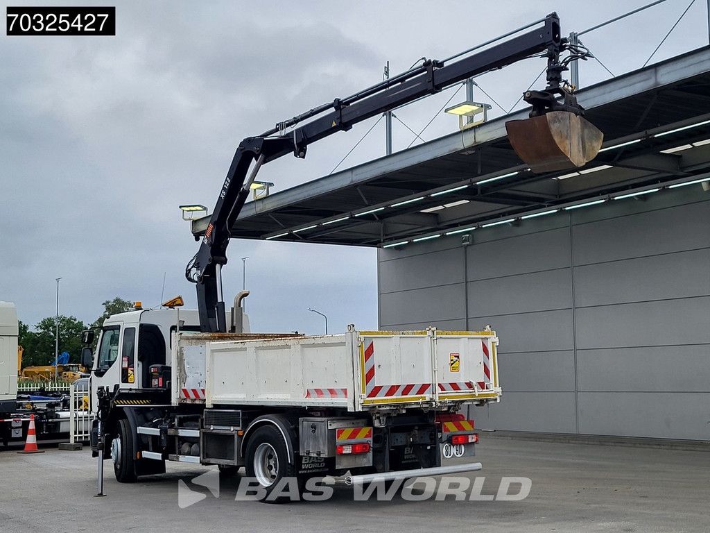 Renault C 280 4X2 HIAB 122 B-2 Hiduo Crane Kran 9m3 tipper Automatic Euro 6