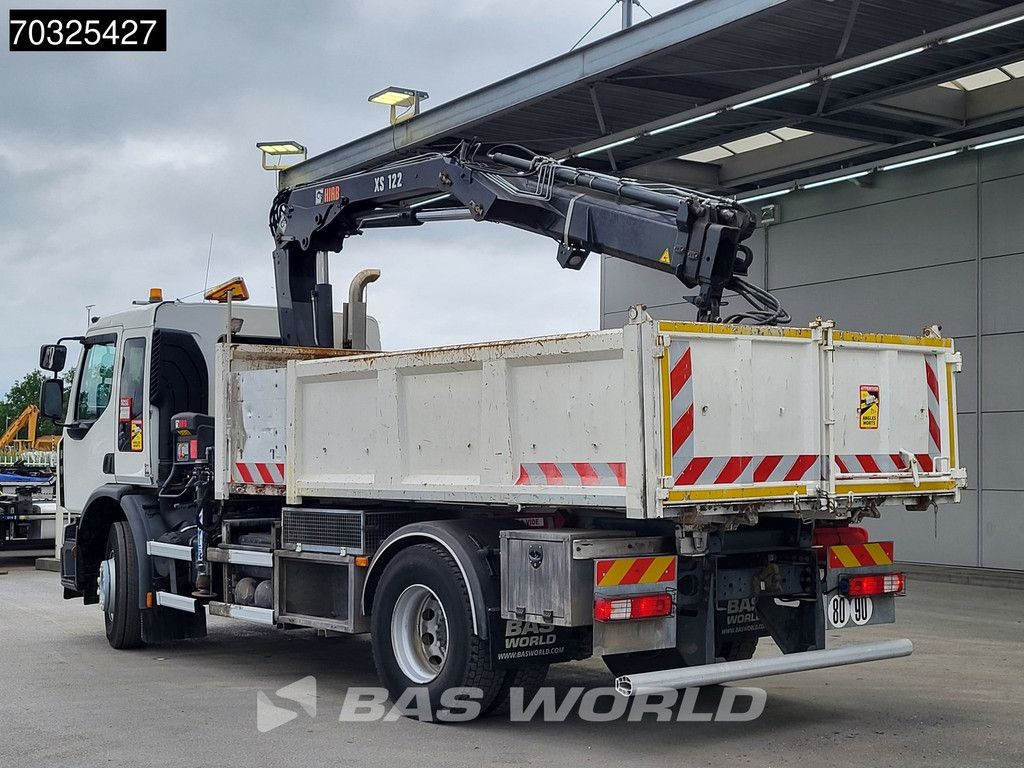 Renault C 280 4X2 HIAB 122 B-2 Hiduo Crane Kran 9m3 tipper Automatic Euro 6