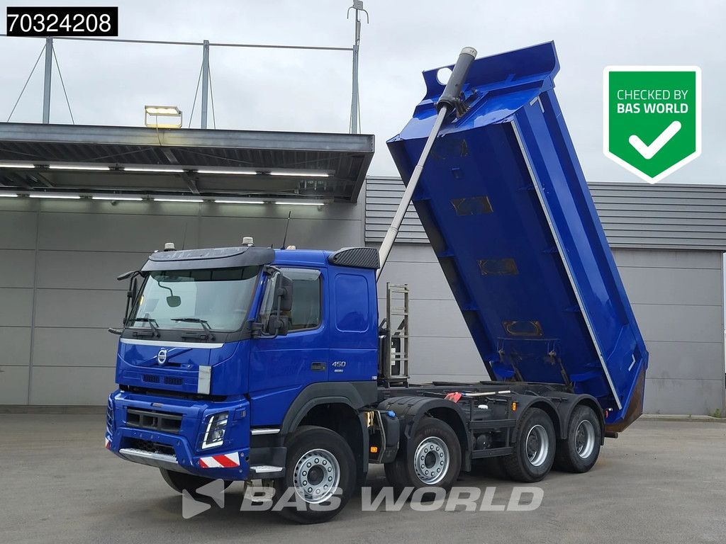 Volvo FMX 450 8X4 18m3 tipper Lift-Axle Big-Axle Sleeper cab VEB Euro 6
