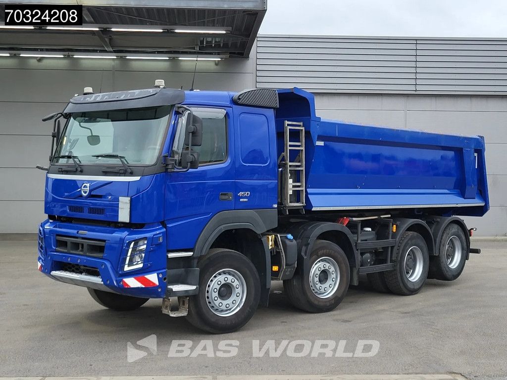 Volvo FMX 450 8X4 18m3 tipper Lift-Axle Big-Axle Sleeper cab VEB Euro 6