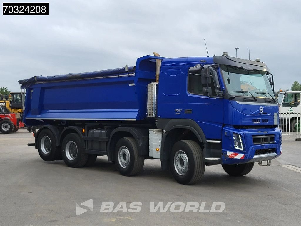 Volvo FMX 450 8X4 18m3 tipper Lift-Axle Big-Axle Sleeper cab VEB Euro 6
