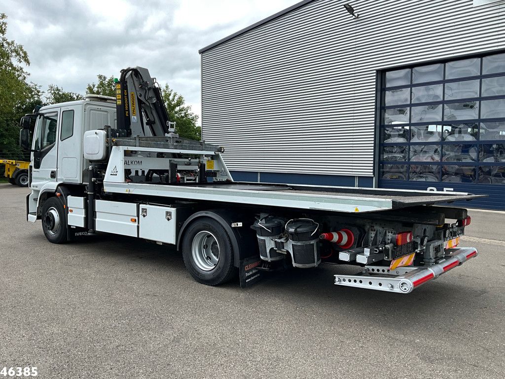 Iveco Eurocargo ML160E32 Euro 6 Falkom Abschlepp + Palfinger 19 Tonmeter laadkraan