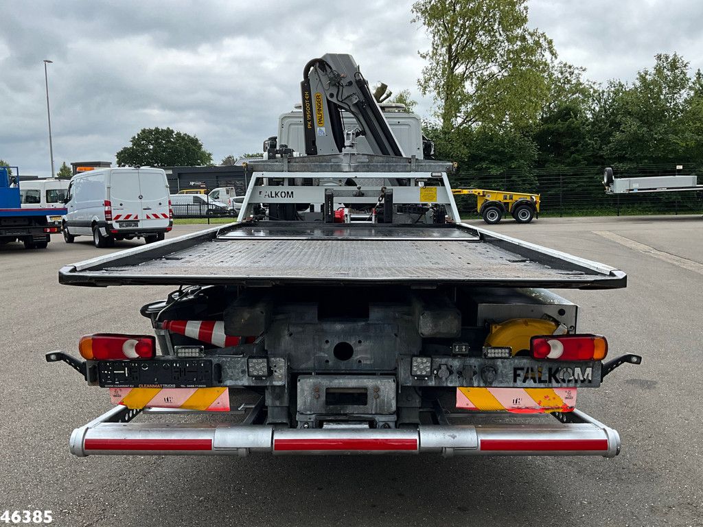 Iveco Eurocargo ML160E32 Euro 6 Falkom Abschlepp + Palfinger 19 Tonmeter laadkraan
