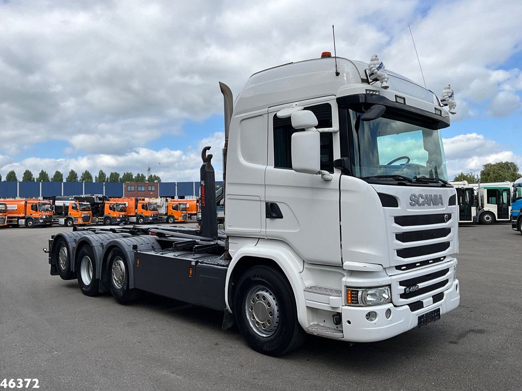 Scania G 490 8x2 Multilift 24 Ton haakarmsysteem