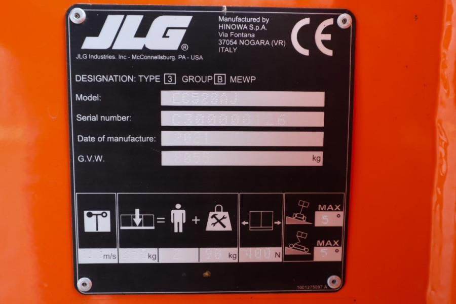 JLG EC520AJ Electric, 18m Working Height, 10.65m Reach