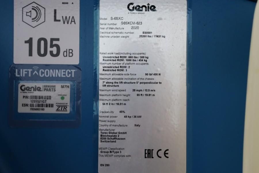 Genie S65XC Valid inspection, *Guarantee! Diesel, 4x4 Dr