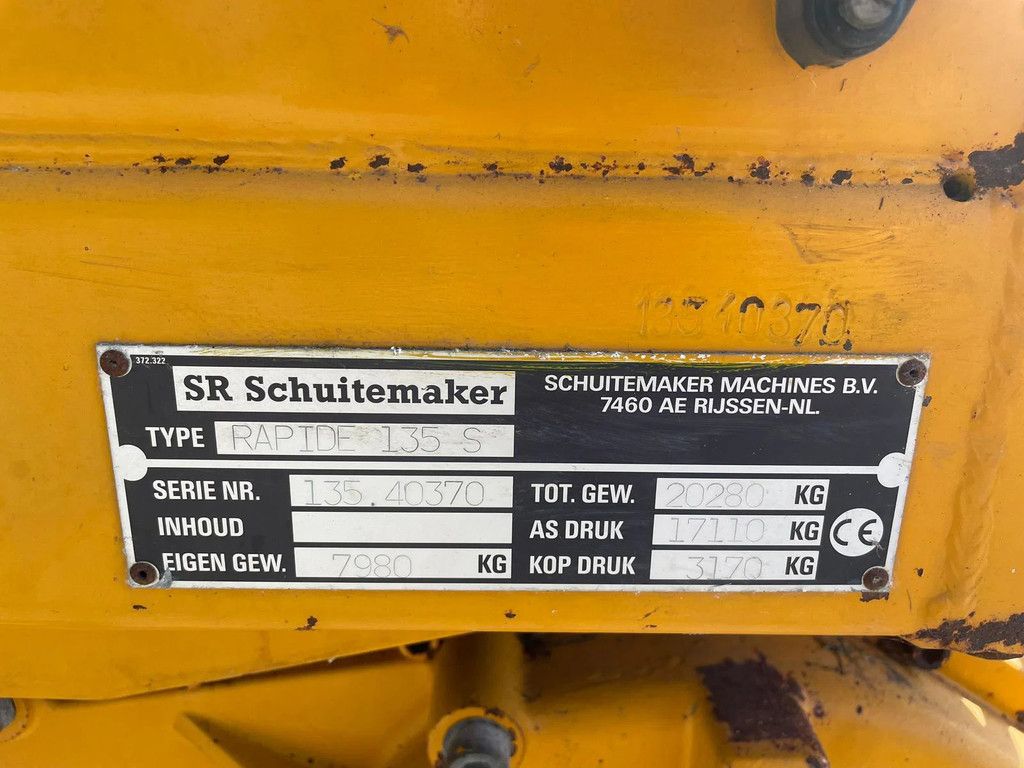 Schuitemaker Rapide 135 s opraapwagen