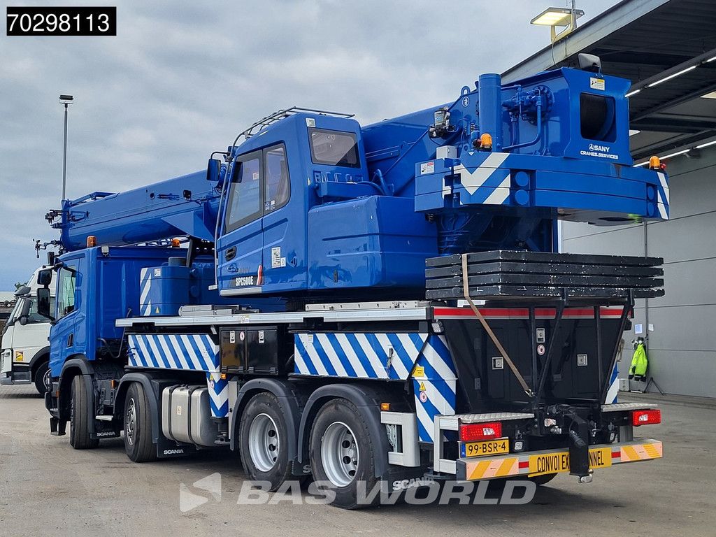 Scania P P450 8X4 Palfinger/SANY SPC500E Telescopic Crane Retarder Navi Automatic euro 6