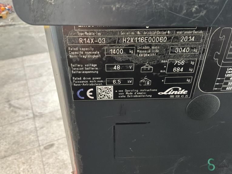 Reachtrucks Elektrisch Linde R14X-03 2014