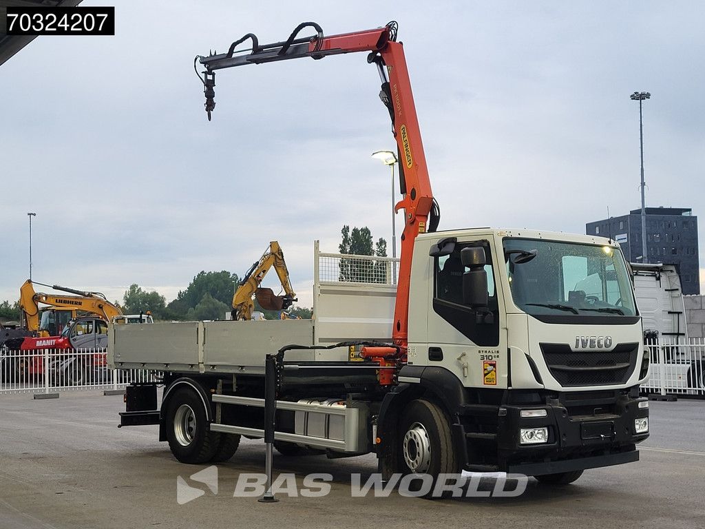 Iveco Stralis 310 4X2 Crane Tipper Palfinger PK11.001K Remote Full Steel Euro 6