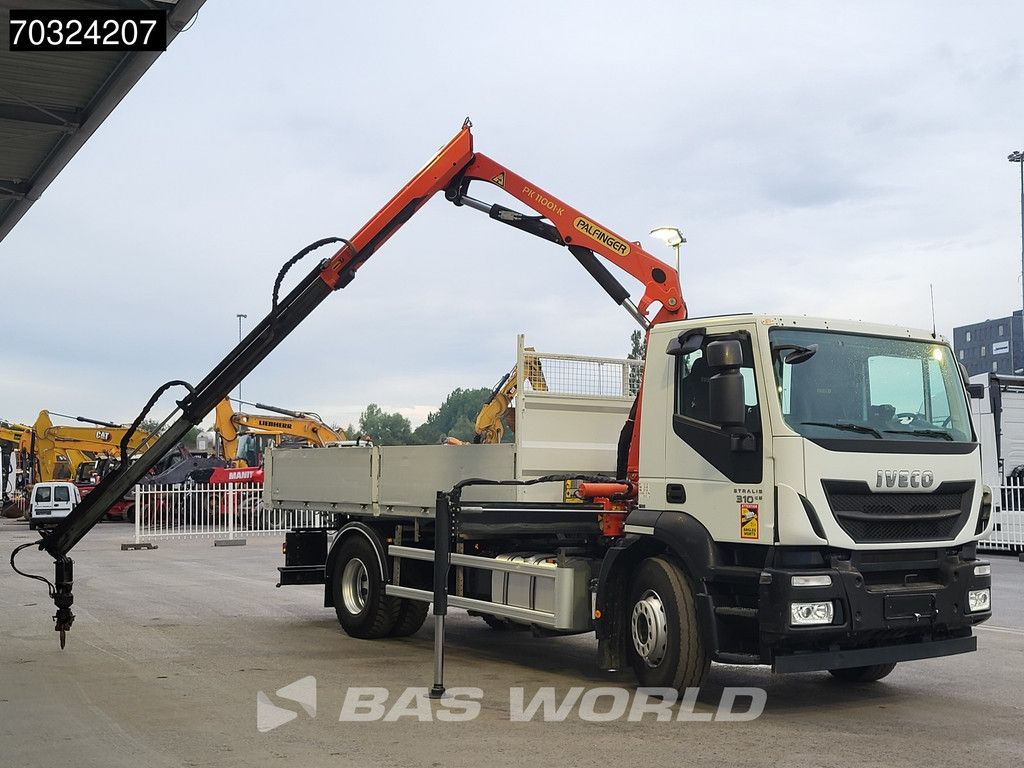 Iveco Stralis 310 4X2 Crane Tipper Palfinger PK11.001K Remote Full Steel Euro 6