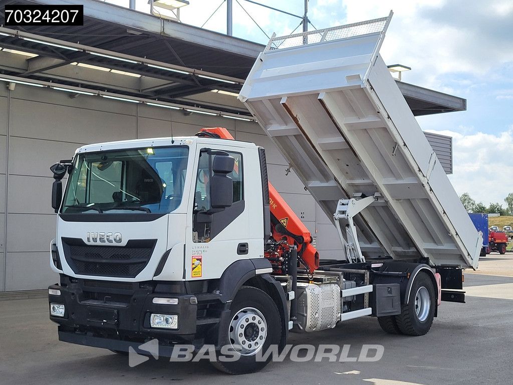 Iveco Stralis 310 4X2 Crane Tipper Palfinger PK11.001K Remote Full Steel Euro 6