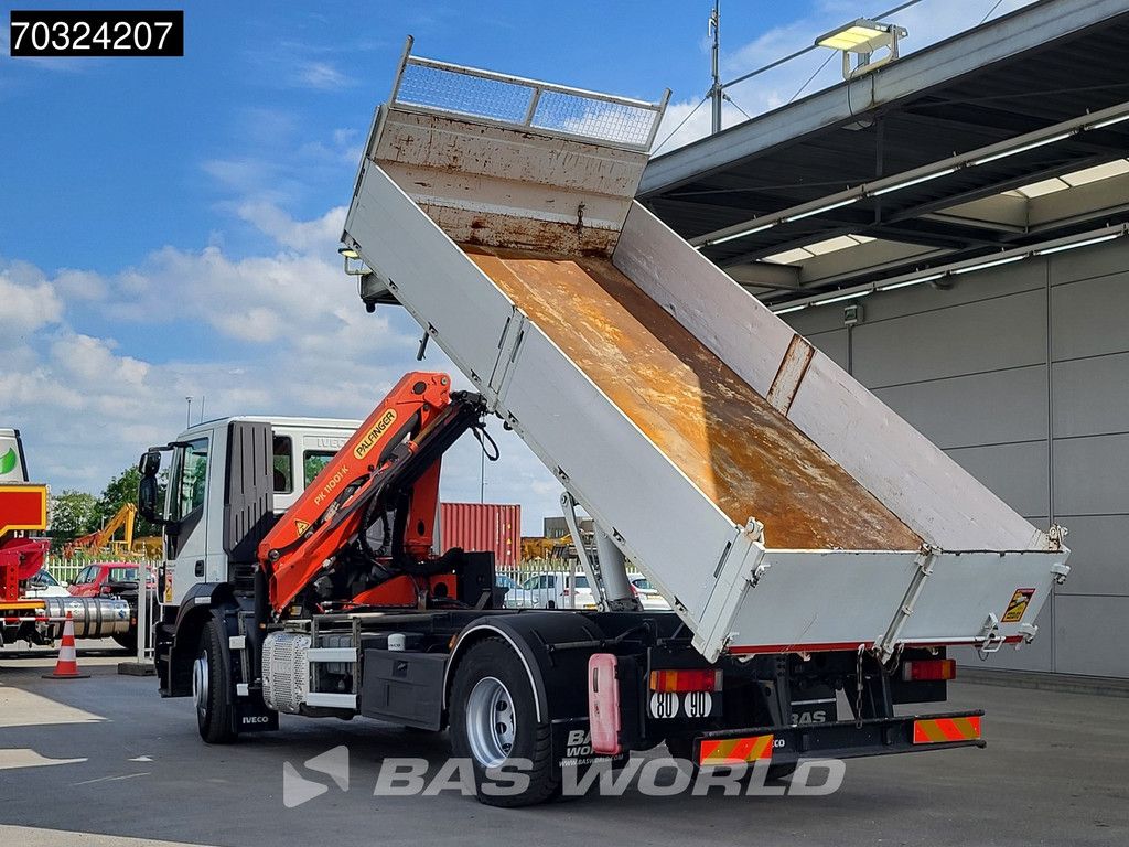 Iveco Stralis 310 4X2 Crane Tipper Palfinger PK11.001K Remote Full Steel Euro 6
