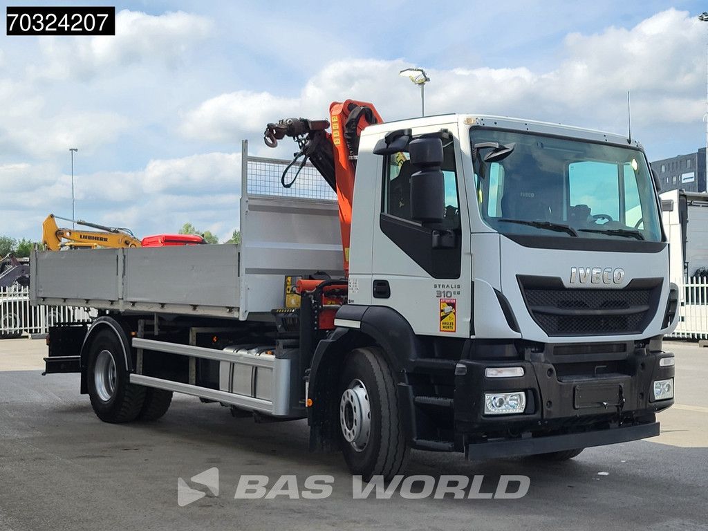 Iveco Stralis 310 4X2 Crane Tipper Palfinger PK11.001K Remote Full Steel Euro 6