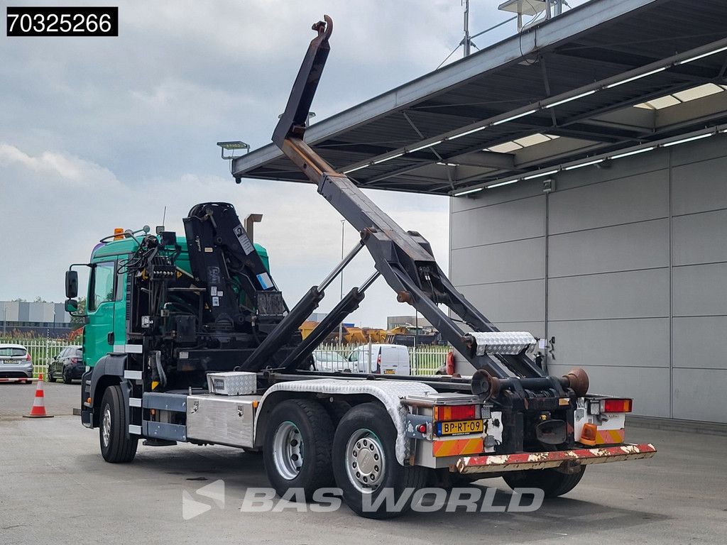 MAN TGA TGA 26.360 6X2 HIAB 166B-2 CL Crane + 20t Hook Steering Axle Euro 3