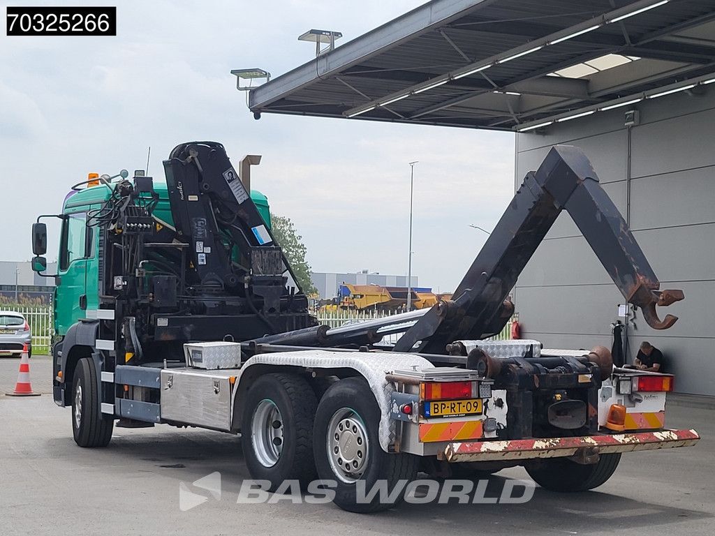 MAN TGA TGA 26.360 6X2 HIAB 166B-2 CL Crane + 20t Hook Steering Axle Euro 3