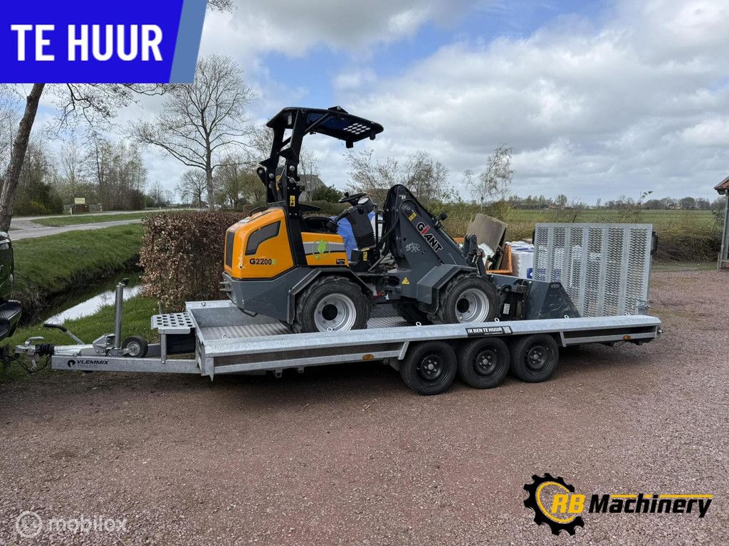 Mini shovel/wiellader te huur Heerenveen