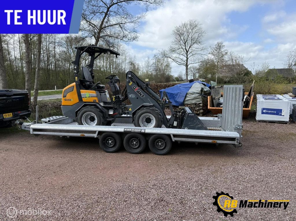 Mini shovel/wiellader te huur Heerenveen