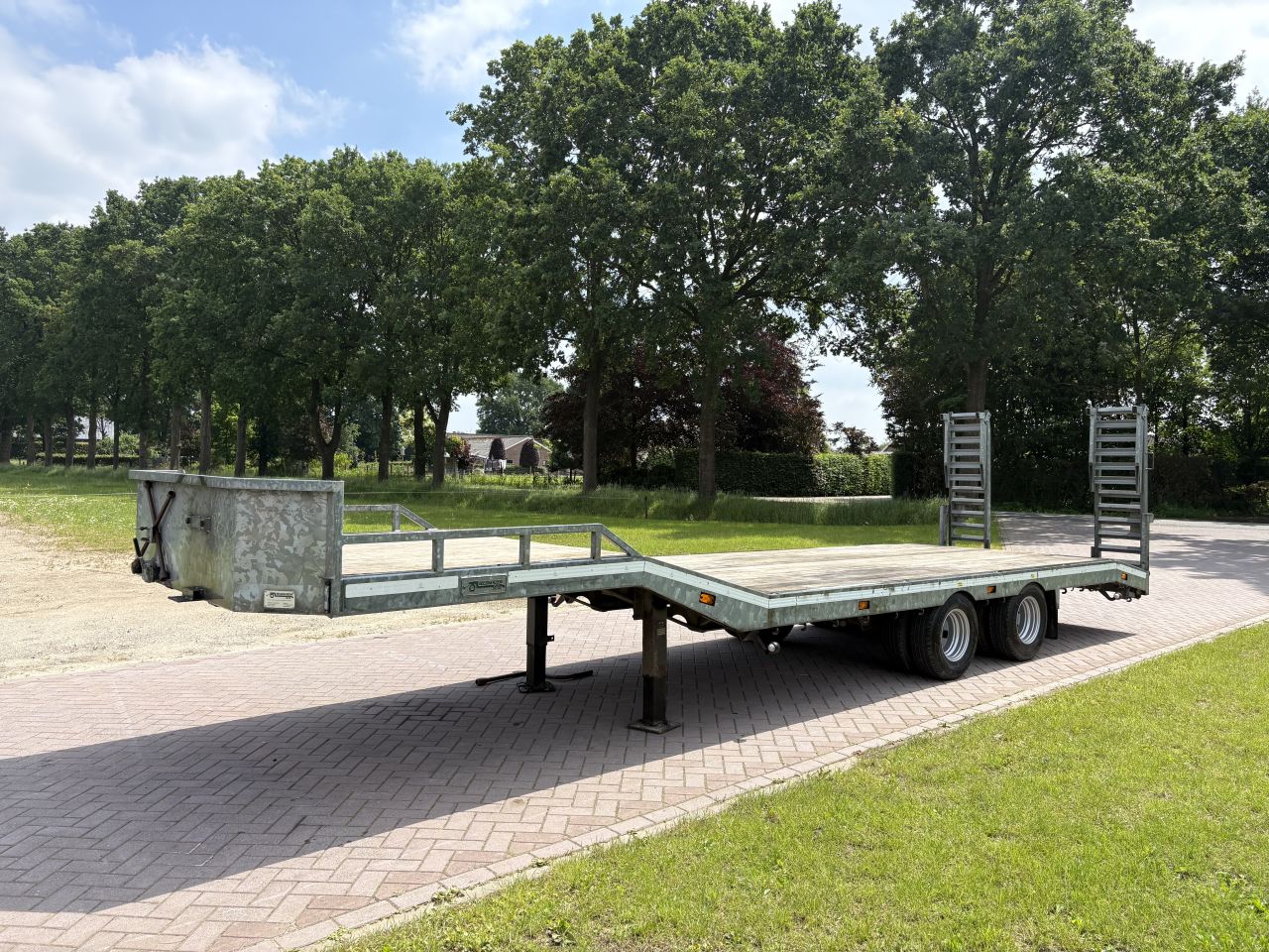 Be oplegger semi dieplader 10 TON Veldhuizen