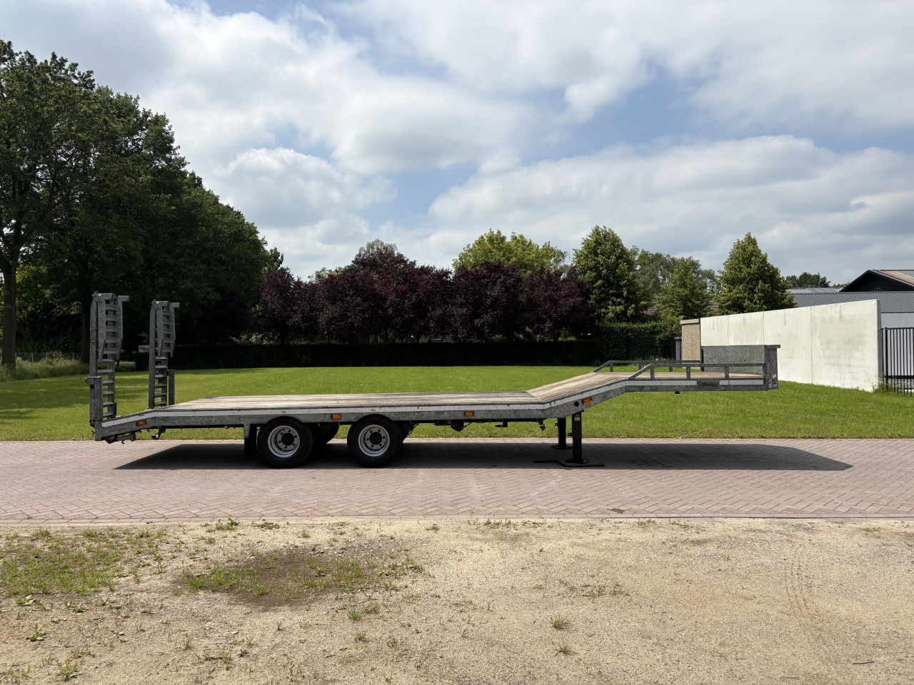 Be oplegger semi dieplader 10 TON Veldhuizen