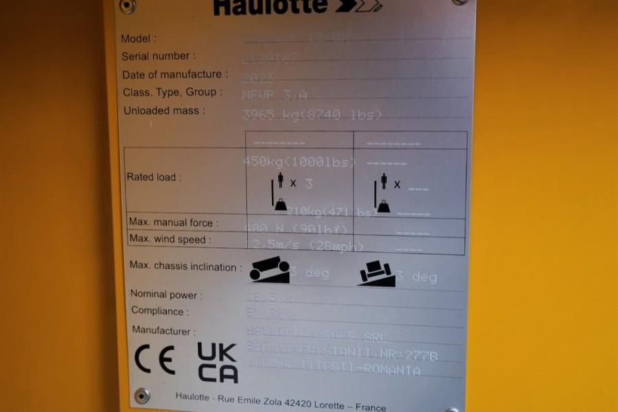 Haulotte Compact 12DX Valid Inspection, *Guarantee! Diesel,
