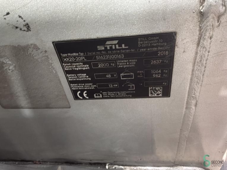 Gabelstapler Elektrisch Still RX20-20PL 2018