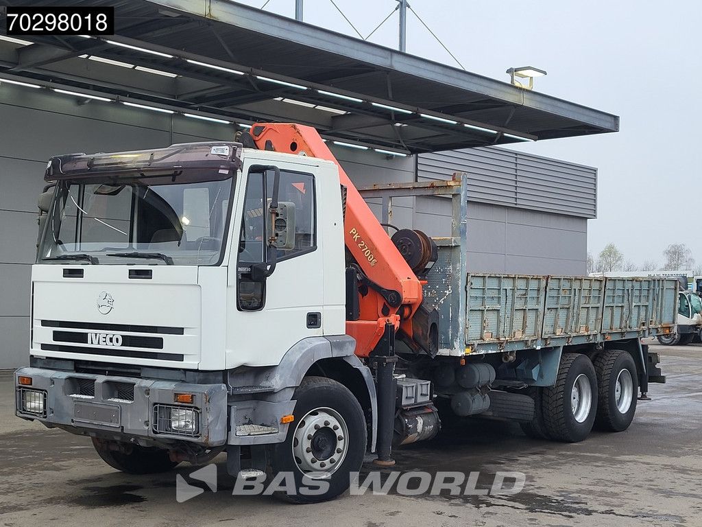 Iveco EuroTrakker 260E30H 6X4 Palfinger PK27000 E Kran crane Winch Remote control Big-Axle