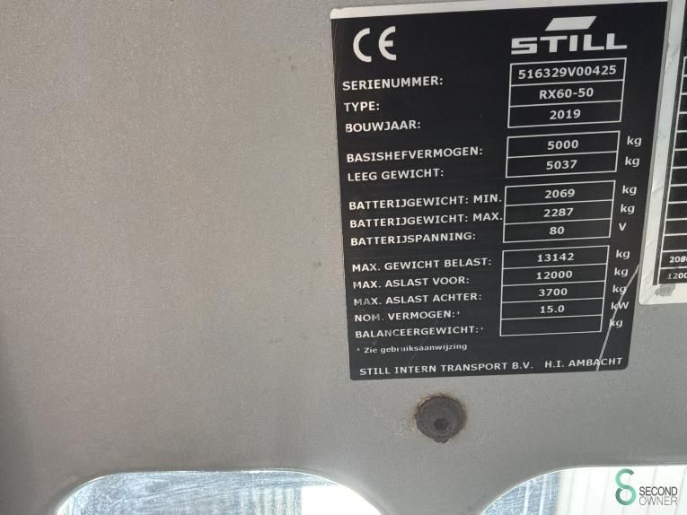 Forklifts Electric Still RX60-50 2019