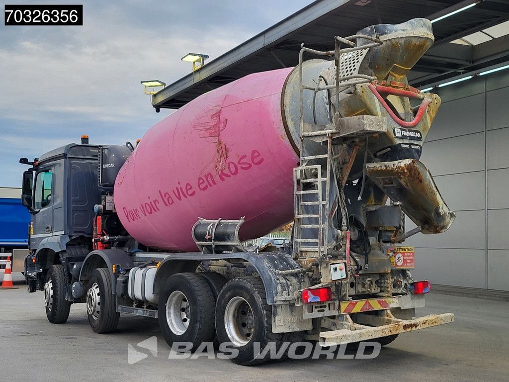 Mercedes Arocs Arocs 3240 8X4 9m3 Frumecar Mixer Steel suspension Automatic Euro 6