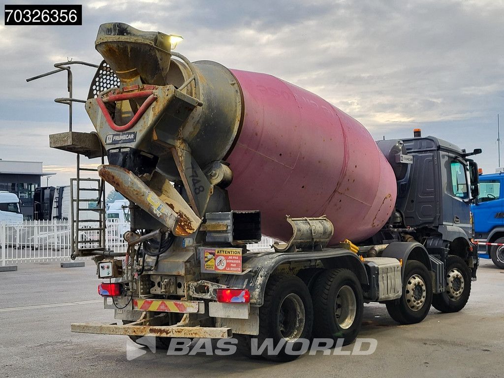 Mercedes Arocs Arocs 3240 8X4 9m3 Frumecar Mixer Steel suspension Automatic Euro 6