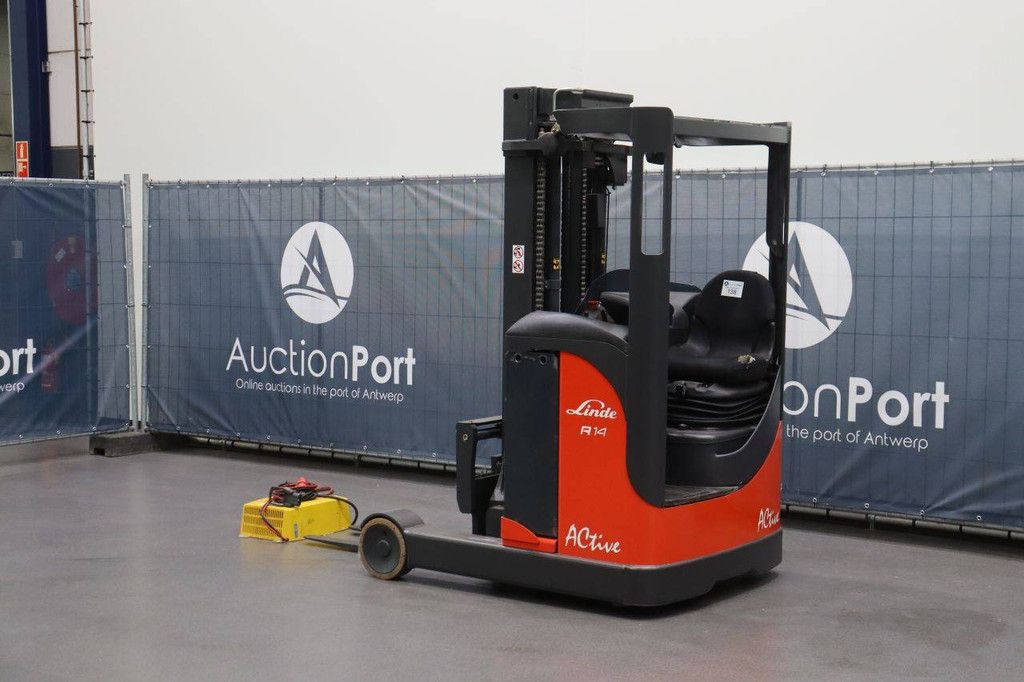 Linde R14 Electric Reach Truck 1400kg 5.09m 2005