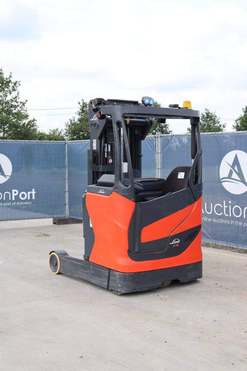 Linde R14-01 Electric Reach Truck 1400kg 8.6m 2015