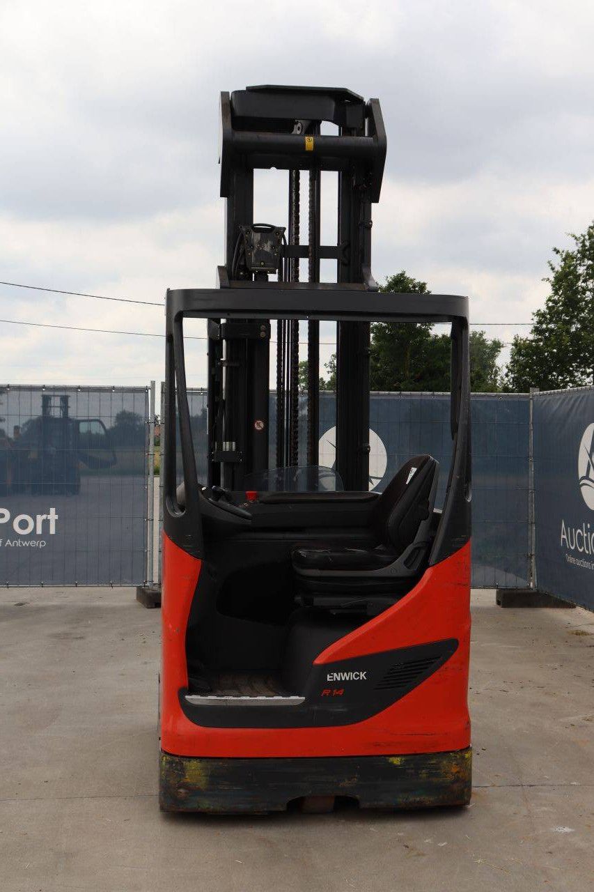 Fenwick-Linde R14-01 Electric Reach Truck 1400kg 8.6m 2017
