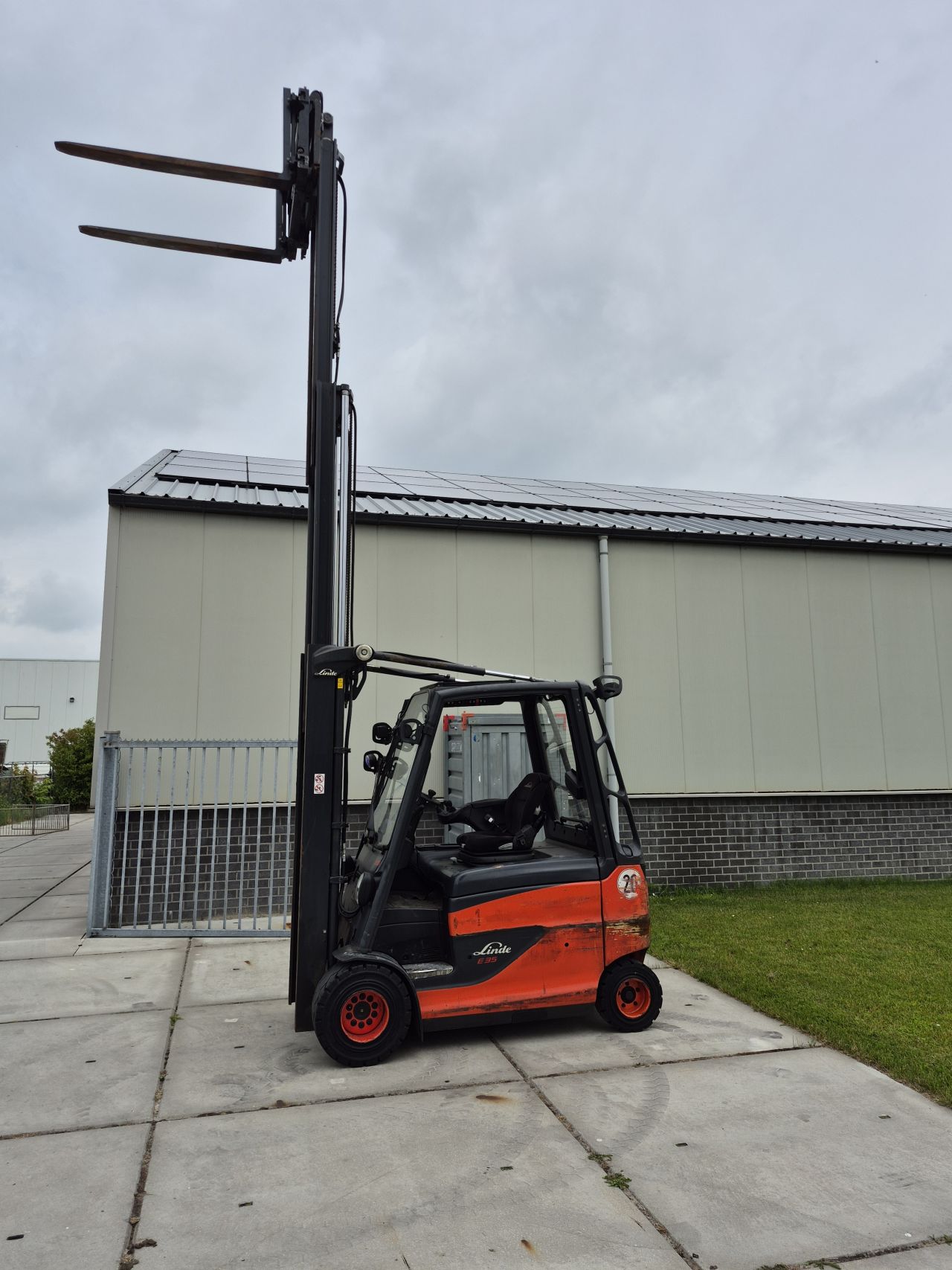 Linde E35HL-01 triplex sideshift vorkversteller bj 2015