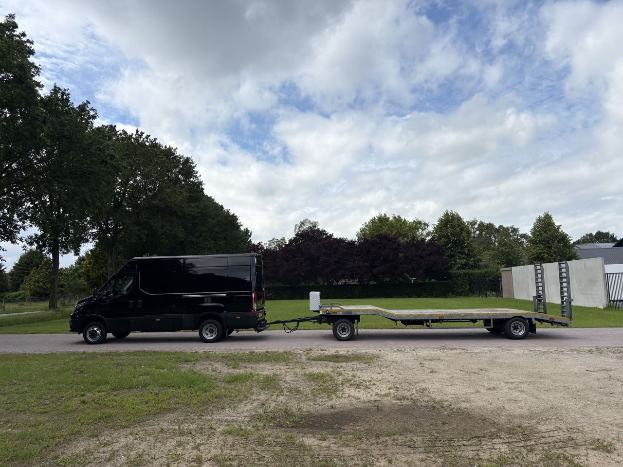 Iveco Daily 50C18 lucht geremd 11.9 ton - schamel 8 TON