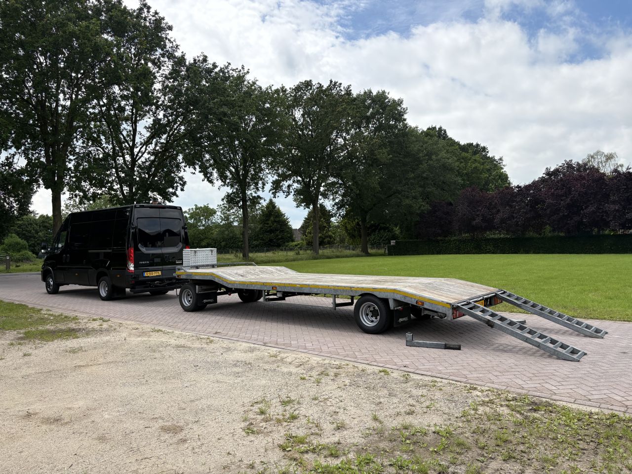 Iveco Daily 50C18 lucht geremd 11.9 ton - schamel 8 TON