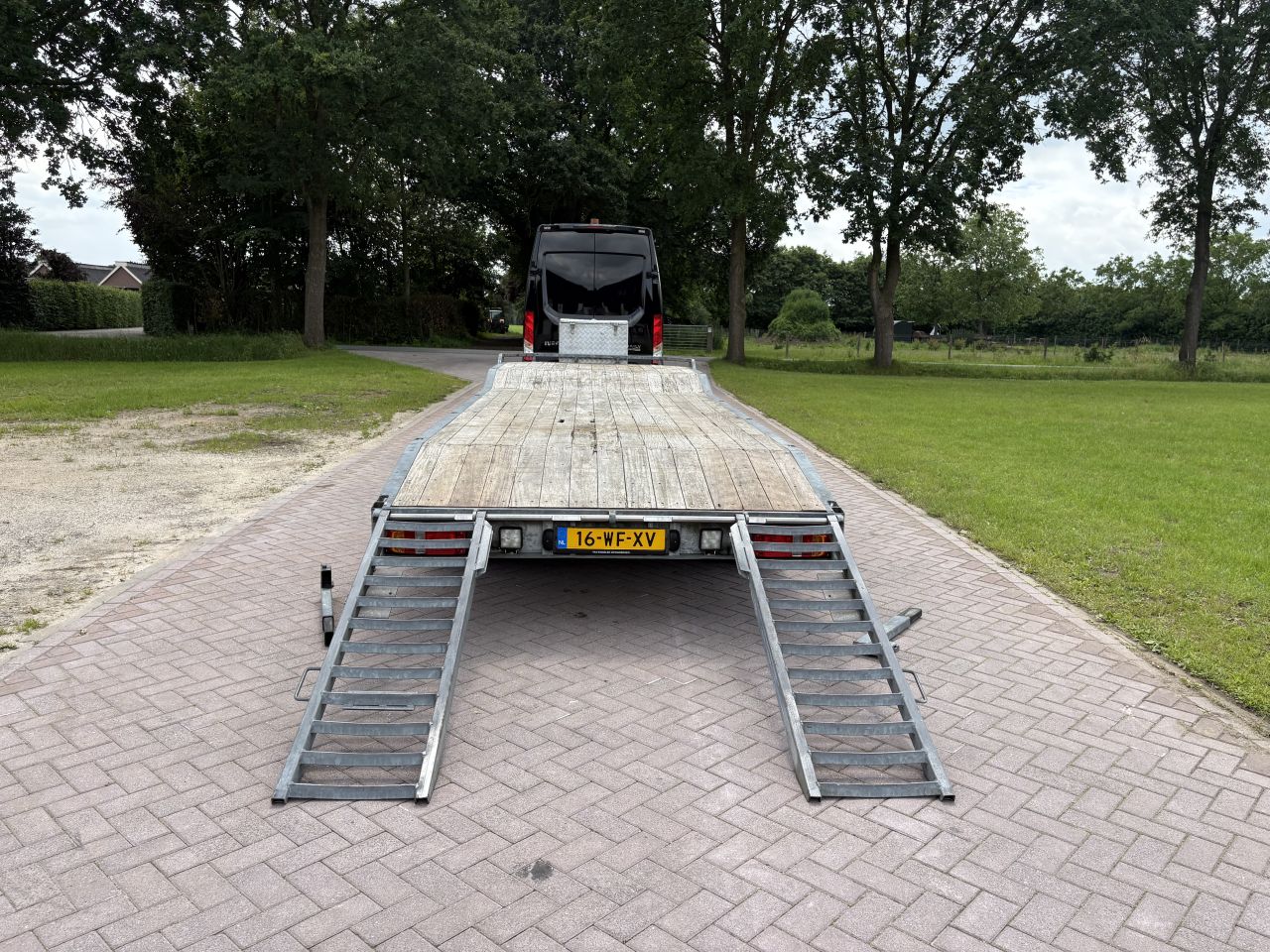 Iveco Daily 50C18 lucht geremd 11.9 ton - schamel 8 TON