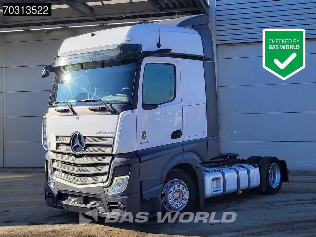 Mercedes Actros 1845 4X2 Bigspace Lowdeck Mirrorcam 2x Tank